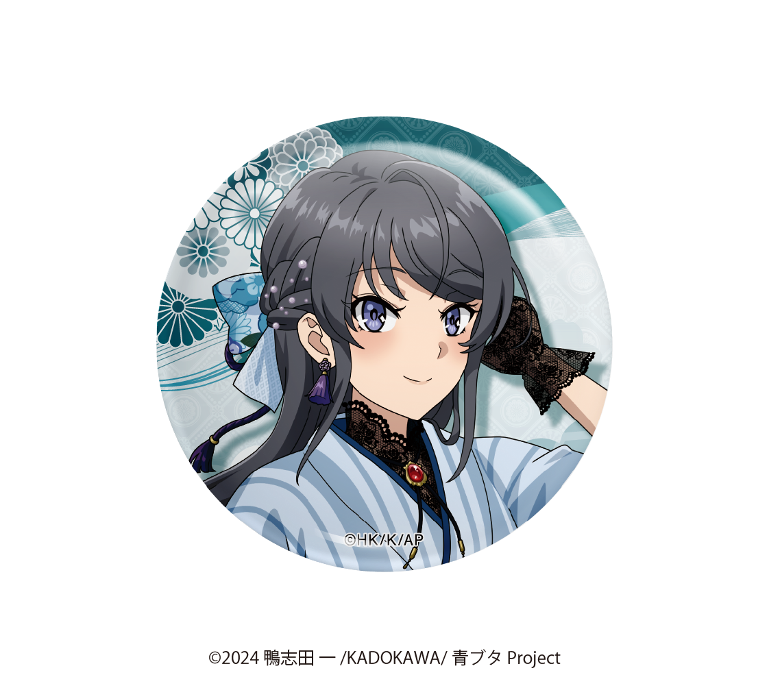 青春ブタ野郎はサンタクロースの夢を見ない　ハピネス缶バッジ　全14種　ラスト賞 青春ブタ野郎はサンタクロースの夢を見ない マット缶バッジ | 京