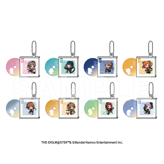 アイマス　トレーディングCD風キーホルダー Symphonic Chiffon POP UP SHOP】トレーディングCD風キーホルダー – animo