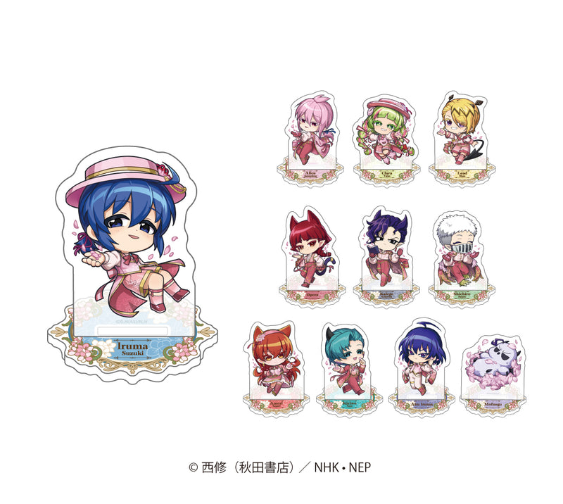 「魔入りました！入間くん」× HANA・BIYORIミニキャラアクリルスタンド sakura ver.　単品【2025/6/13(金)17:00締切】【7月下旬以降順次発送予定】