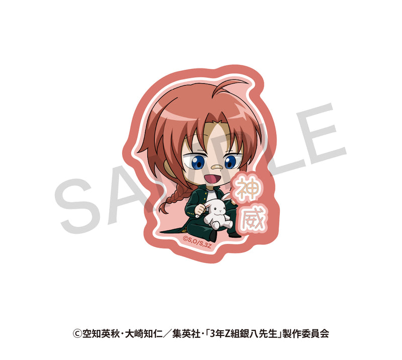 【銀八】ランダムミニキャラステッカー　さいほうver. B