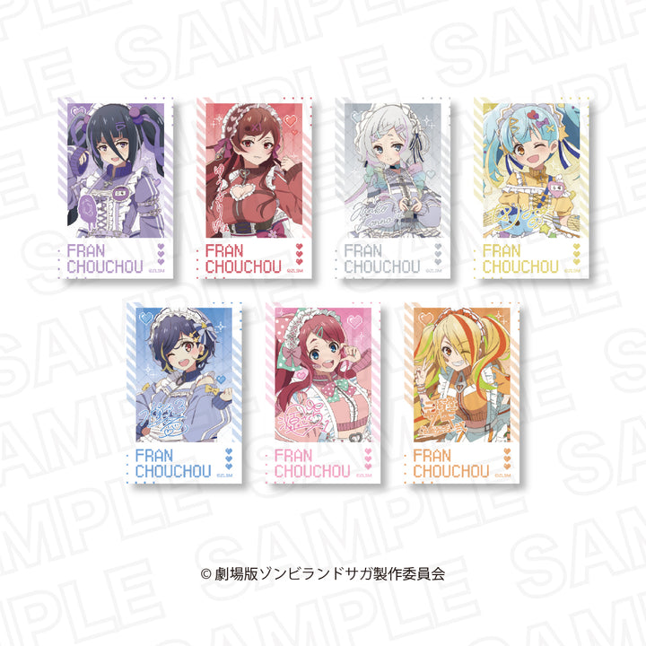 ゾンビランドサガゆめぎんがパラダイス色紙風イラストカード 7種類 ゾンビランドサガゆめぎんがパラダイス色紙風イラストカード 7種類