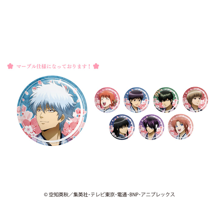 銀魂 HANA・BIYORI 銀魂日和 缶バッジ アクリルカード 特典 神楽 銀魂×HANA・BIYORI】ランダム マーブル缶バッジ HANA・BIYORI ver. – animo