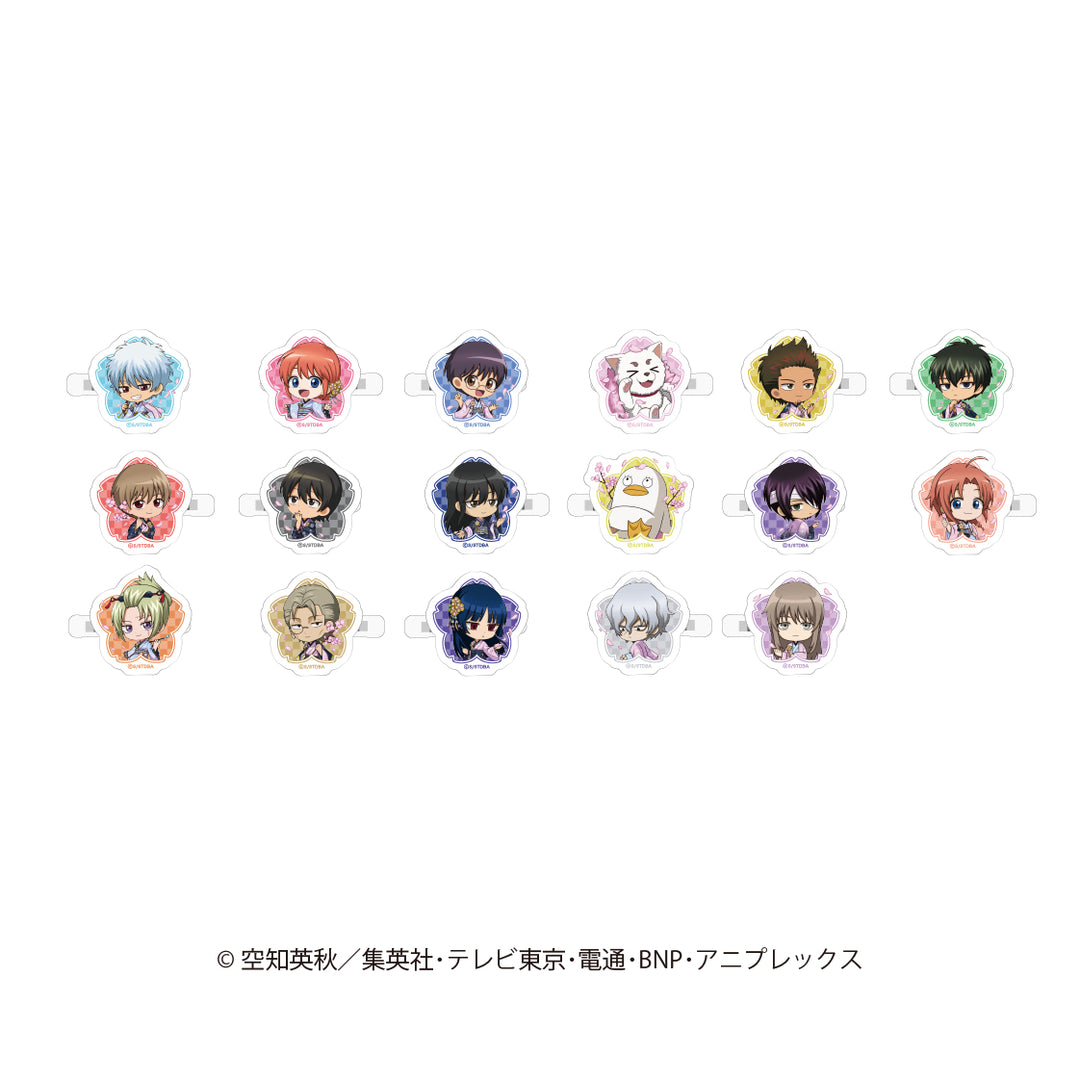 銀魂×HANA・BIYORI】ミニキャラヘアクリップ HANA・BIYORI ver. – animo