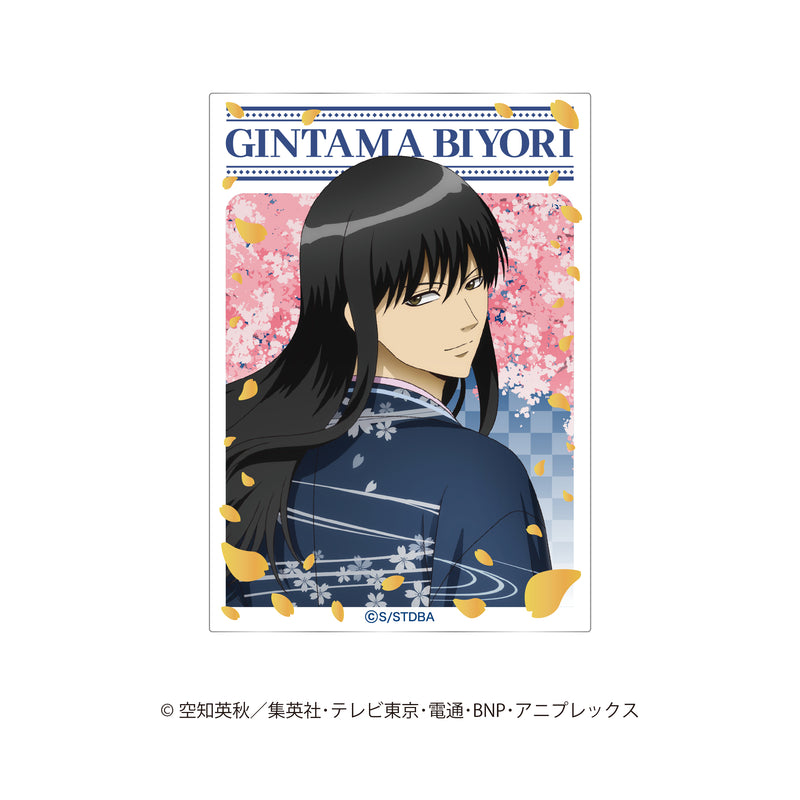 銀魂 HANA・BIYORI 銀魂日和 缶バッジ アクリルカード 特典 神楽 銀魂×HANA・BIYORI】ランダム マーブル缶バッジ HANA・BIYORI ver. – animo