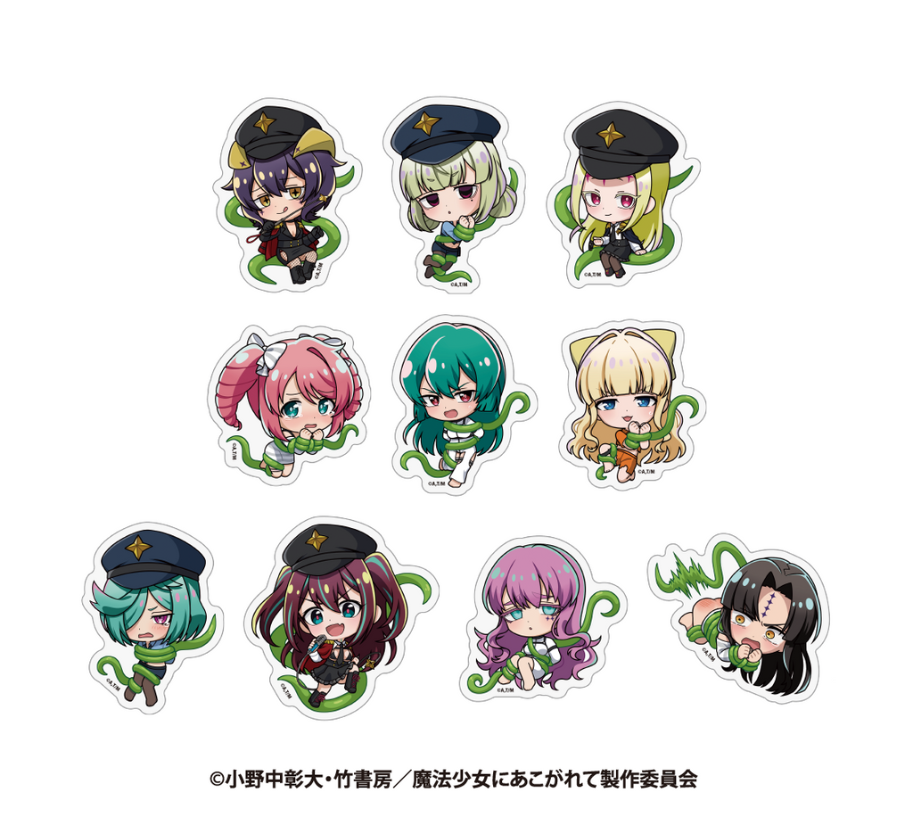 魔法少女にあこがれて　エノルミータ　非売品　ランダム　ホログラムステッカー TVアニメ「魔法少女にあこがれて」】ランダムミニキャラステッカー – animo