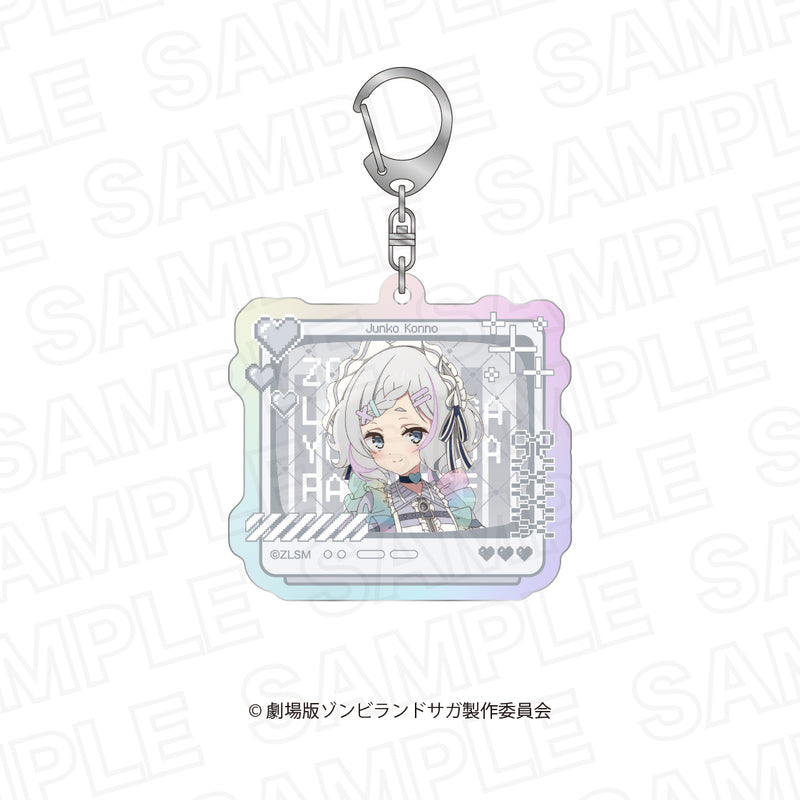 【劇場版『ゾンビランドサガ ゆめぎんがパラダイス』】オーロラアクリルキーホルダー【12月17日17:00締切】【3月上旬発送予定】