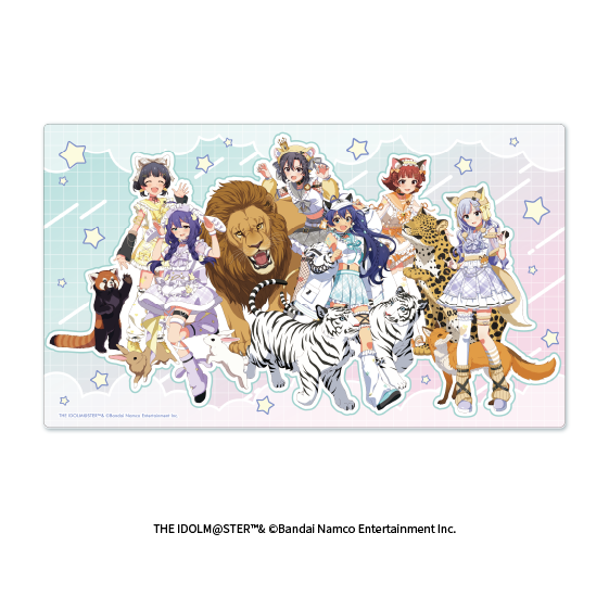 【アイドルマスター ミリオンライブ！×東武動物公園「ANIM@L PARADISE！ in Tobu Zoo」】ラバーマット【2025年12月5日(金)締切】【3月下旬発送予定】