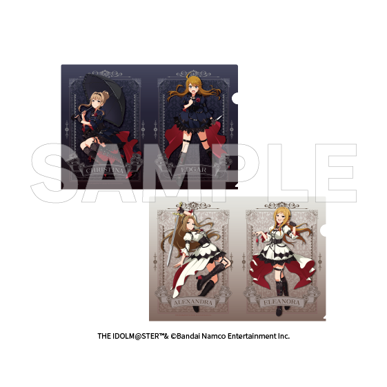 【POP UP SHOP「夜想令嬢 -GRAC&E NOCTURNE-」】クリアファイルセット 夜想令嬢 ver.【2025年12月12日（金）17:00締切】【2026年3月下旬より順次発送発送予定】