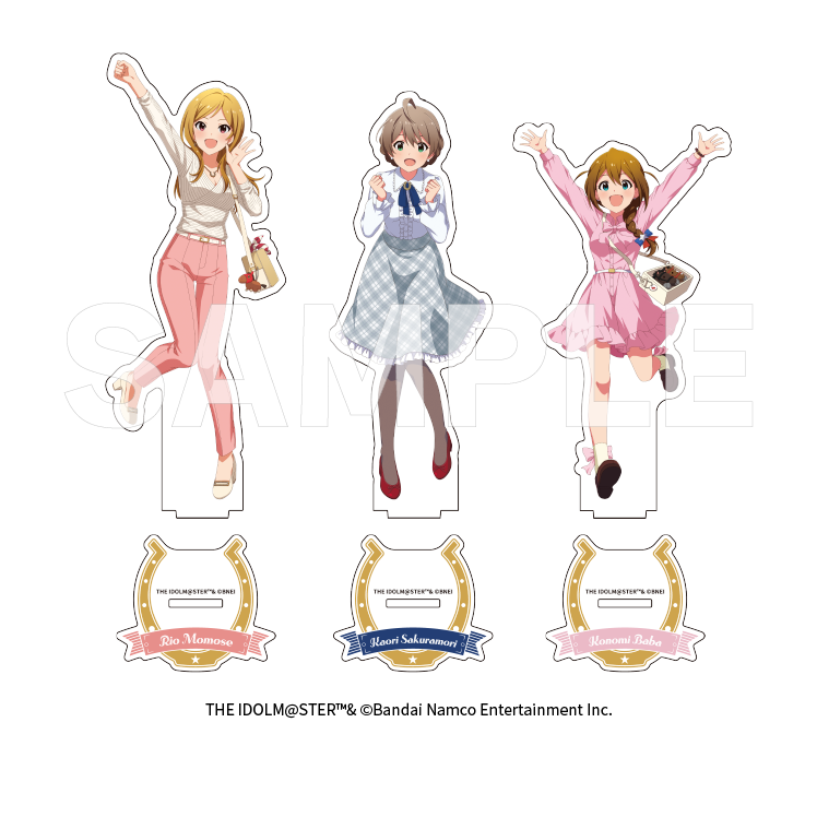 「岩手競馬×アイドルマスター ミリオンライブ！」描き下ろしアクリルスタンド【2025/6/30(月)17:00締切】【7月下旬以降順次発送予定】