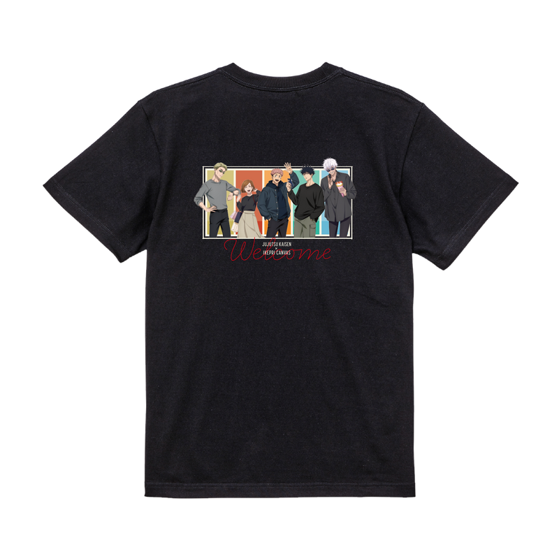 【「呪術廻戦」×「IKEPRI CANVAS」】Tシャツ（黒半袖）【12月28日（日）23時59分締切】【随時発送予定】