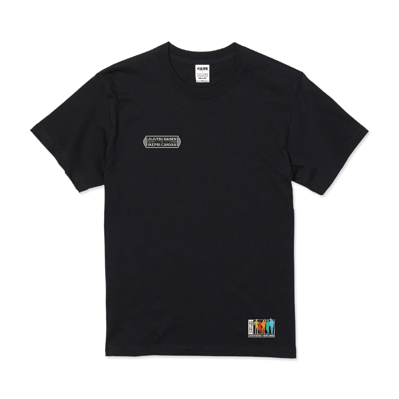 【「呪術廻戦」×「IKEPRI CANVAS」】Tシャツ（黒半袖）【12月28日（日）23時59分締切】【随時発送予定】