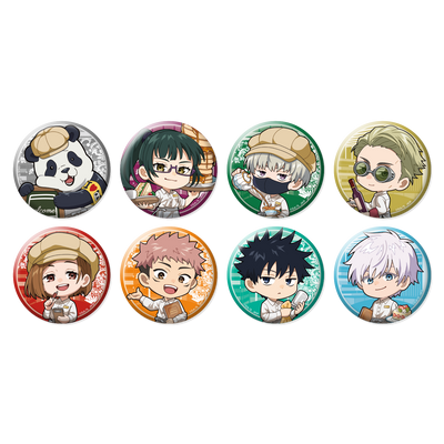 【「呪術廻戦」×「IKEPRI CANVAS」】トレーディングミニキャラ缶バッジ（全８種）【12月28日（日）23時59分締切】【随時発送予定】