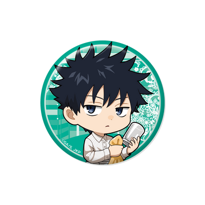 【「呪術廻戦」×「IKEPRI CANVAS」】トレーディングミニキャラ缶バッジ（全８種）【12月28日（日）23時59分締切】【随時発送予定】