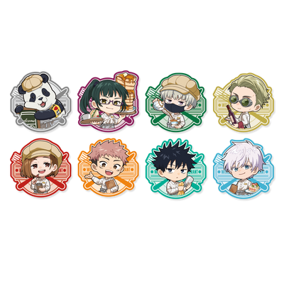 【「呪術廻戦」×「IKEPRI CANVAS」】トレーディングミニキャラステッカー（全８種）【12月28日（日）23時59分締切】【随時発送予定】