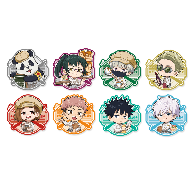 【「呪術廻戦」×「IKEPRI CANVAS」】トレーディングミニキャラステッカー（全８種）【12月28日（日）23時59分締切】【随時発送予定】