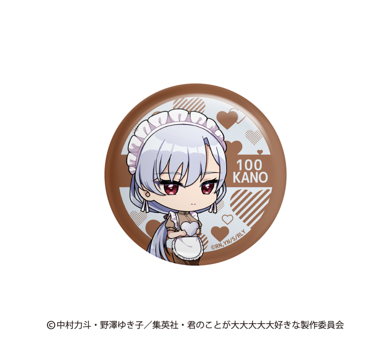 【再販】【君のことが大大大大大好きな100人の彼女】ミニキャラランダム缶バッジ【2025/7/30締切】【9月下旬発送予定】