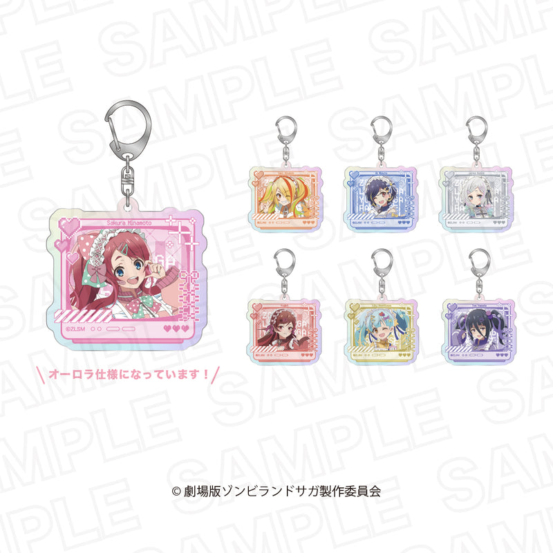 【劇場版『ゾンビランドサガ ゆめぎんがパラダイス』】オーロラアクリルキーホルダー【12月17日17:00締切】【3月上旬発送予定】